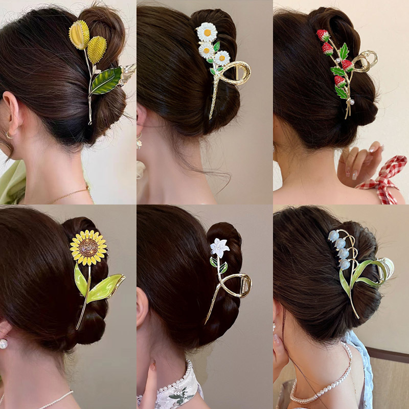 Hair Clip Claw Large - Nieuwe Zoete Bloem Haarklauw Clip Prachtige