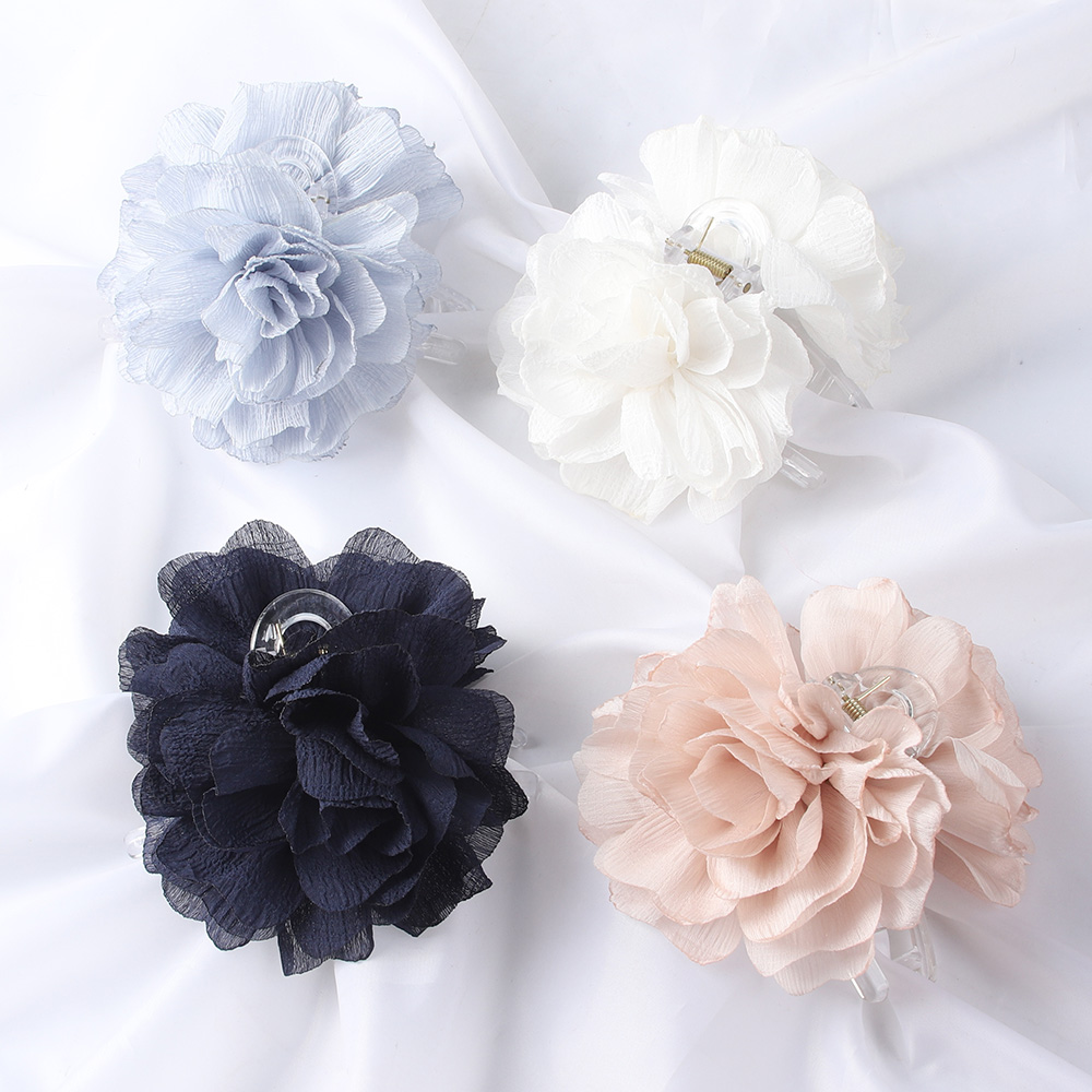 Hair Clip Claw Large - Stof Grote Bloem Haarklauw Clips Vrouwen