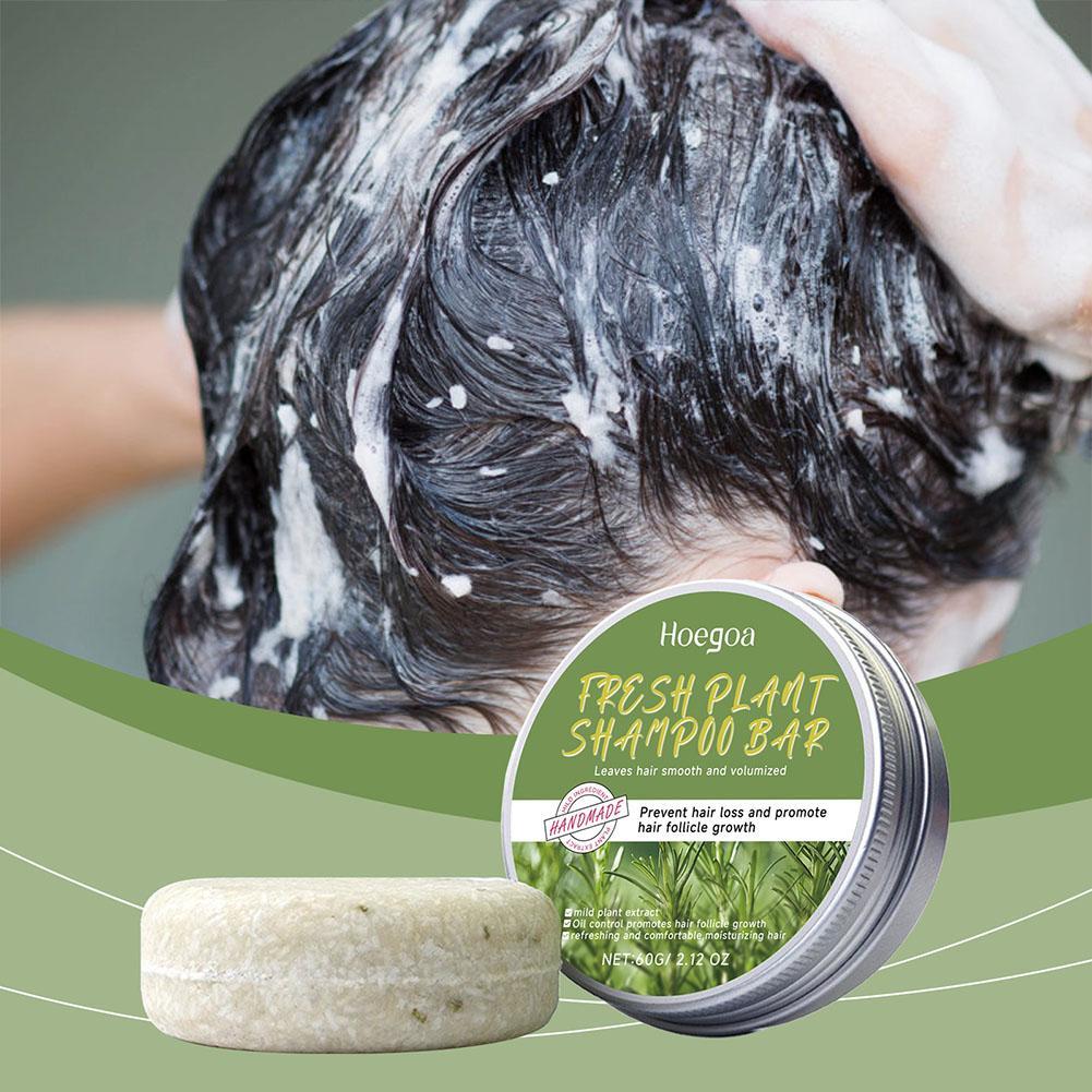 Hair Care Natural Ingredients - 60g Rozemarijn Shampoo Zeep Frisse Plantenshampoo