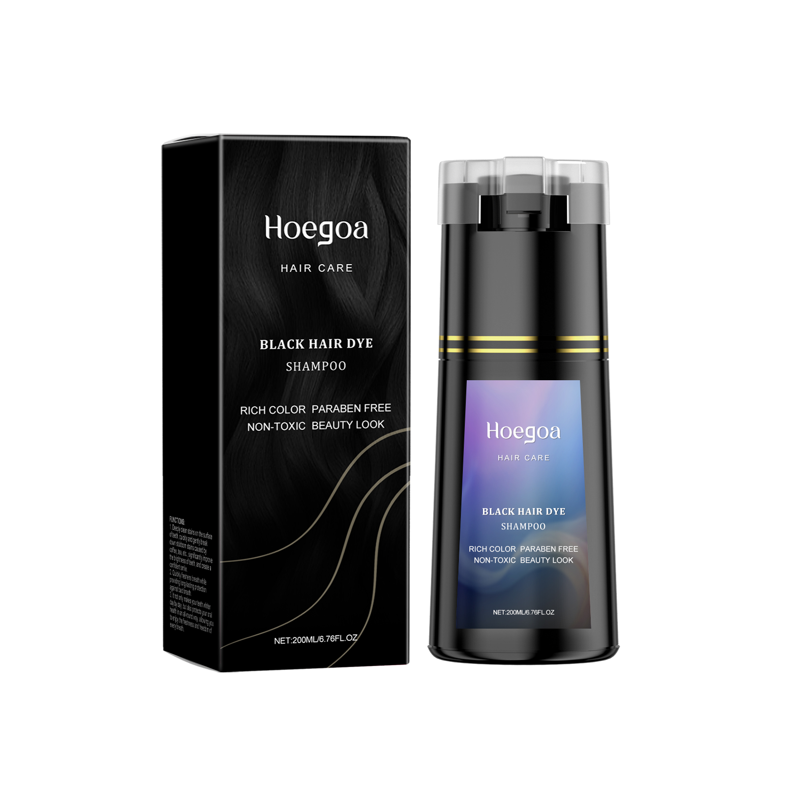 Haarverfshampoo voor grijs-wit - Hair Care Natural Ingredients recensie en prijs