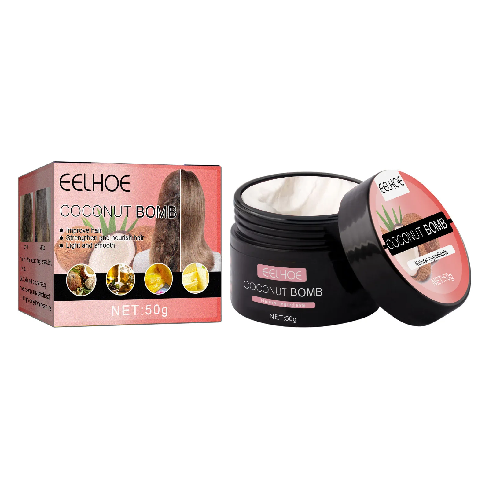 Kokosnoot Voedend Haarmasker V - Hair Care Hair Mask recensie en prijs