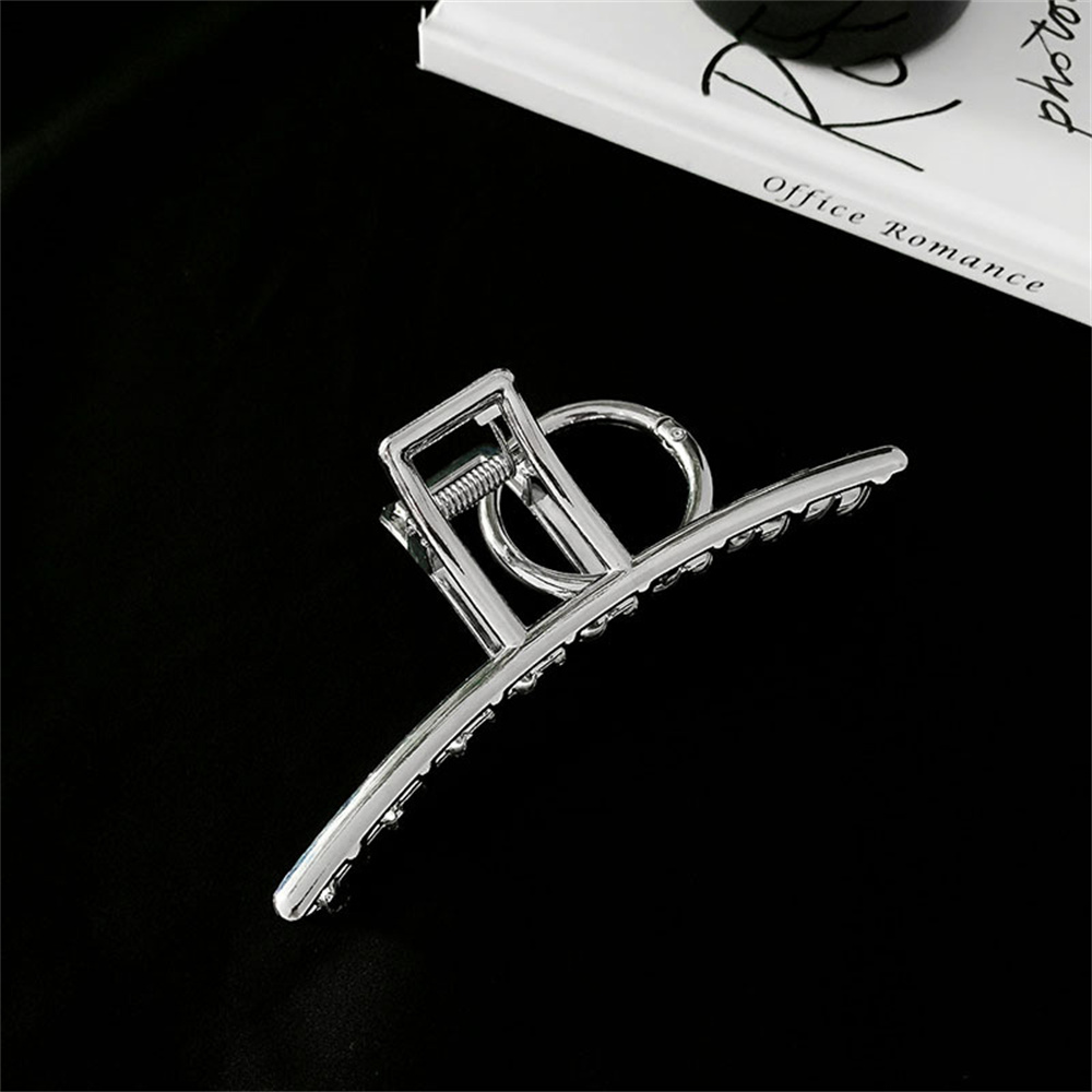 Zilverkleurige metalen grote h - Hair Clip Claw Large recensie en prijs