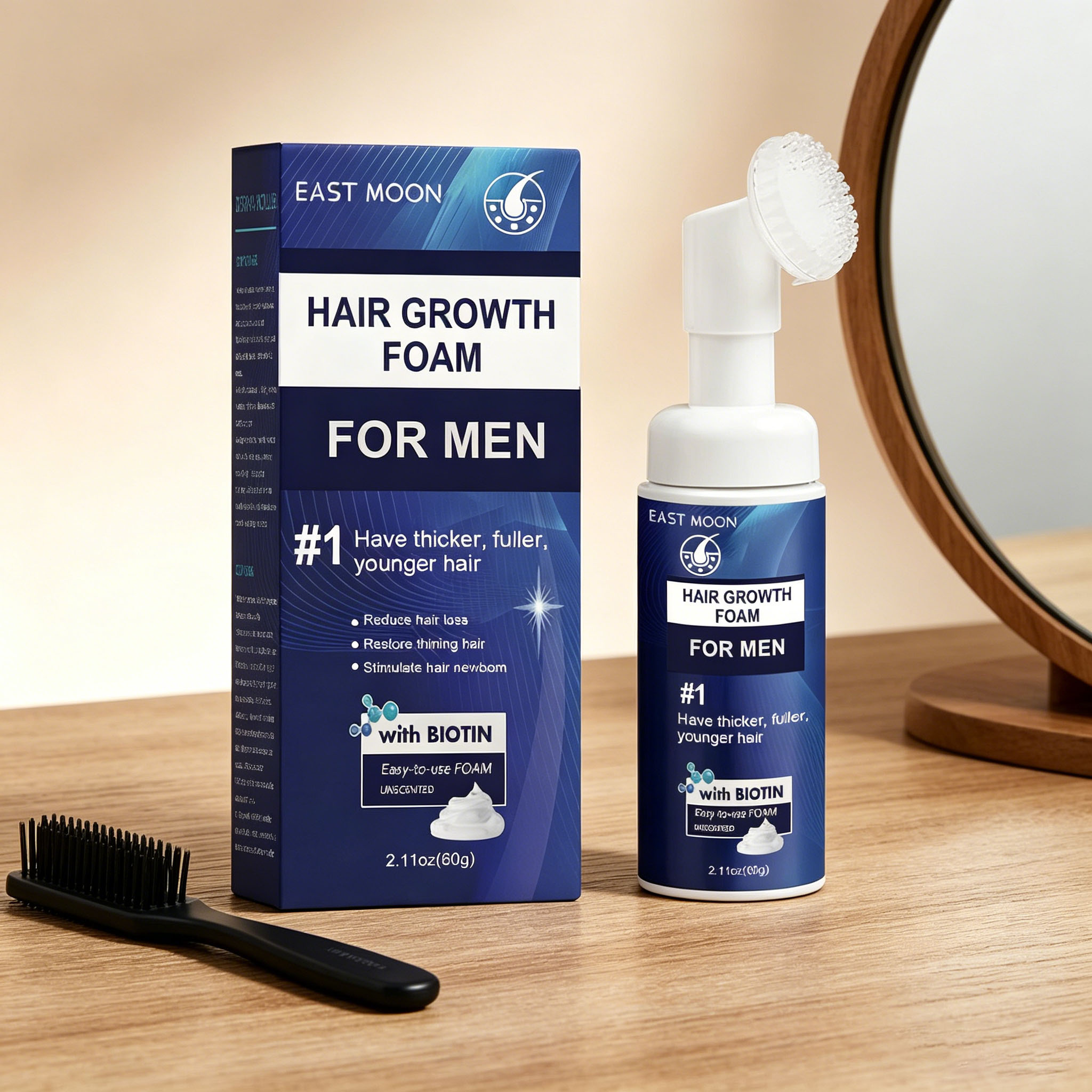 Haargroeischuim Siliconenborst - Hair Care Naturally recensie en prijs