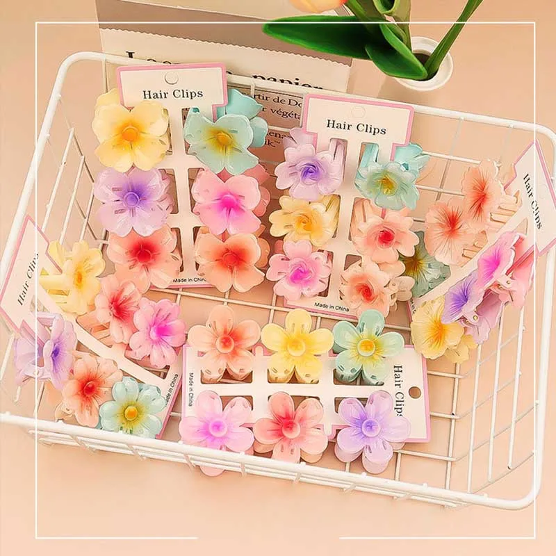 6 stuks mode kleurrijke transp - Hair Clip Claw Large recensie en prijs