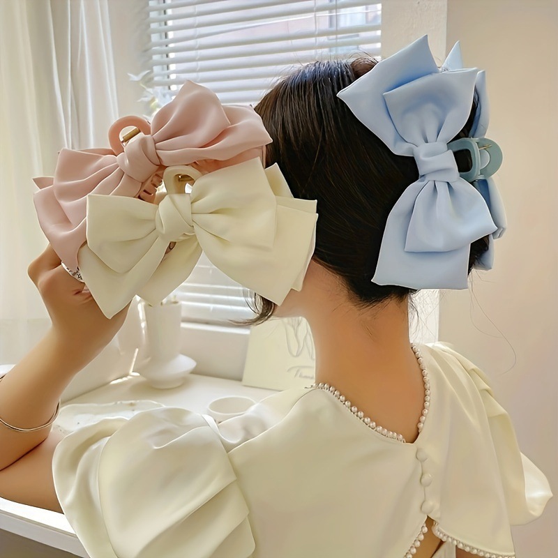 Haarclips met strik, grote haa - Hair Clip Claw Large recensie en prijs