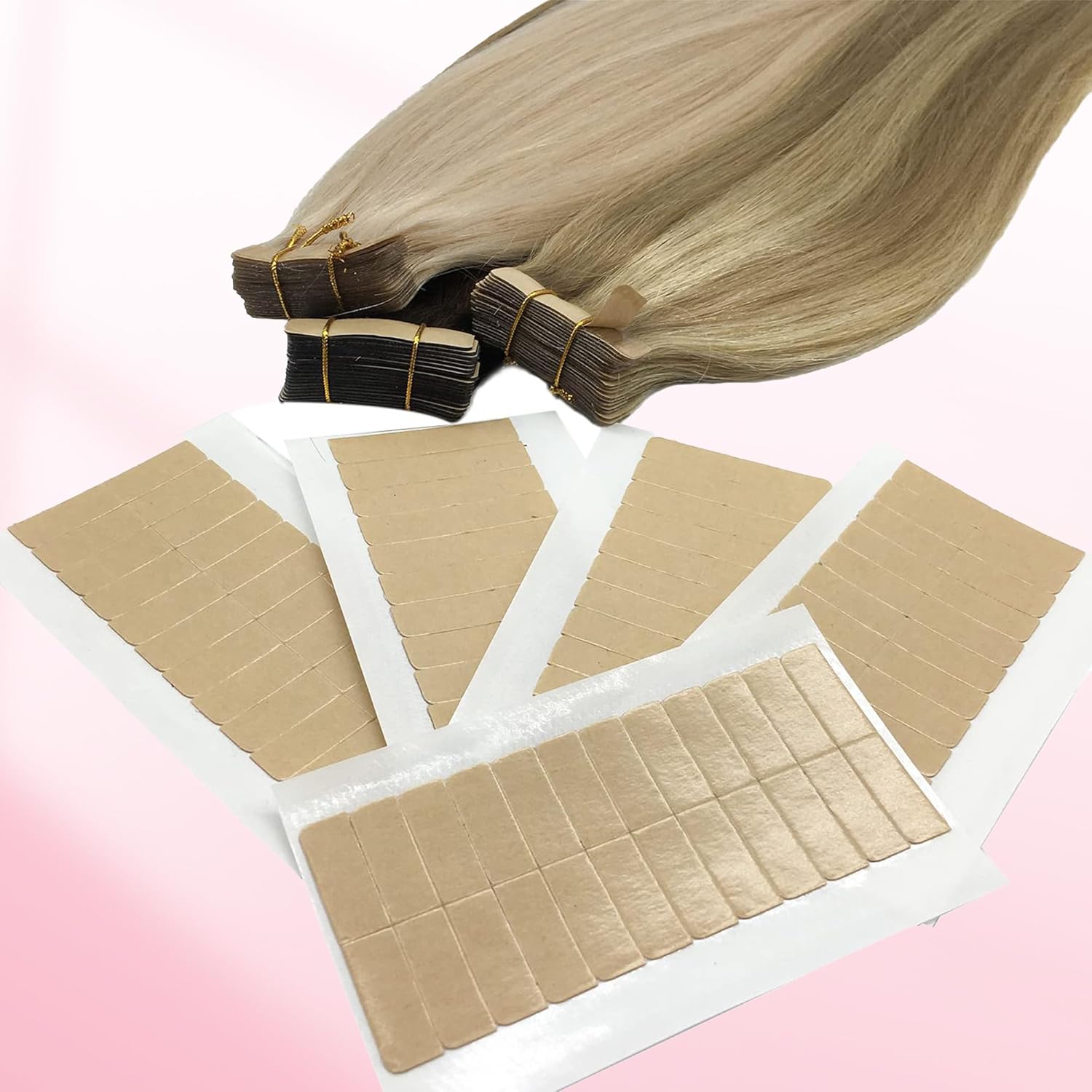 72Tabs (6 vellen) Haarverlengi - Hair Extension Tape In recensie en prijs