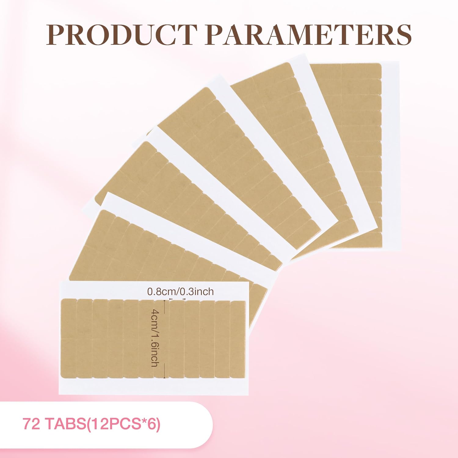 72Tabs (6 vellen) Haarverlengi - Hair Extension Tape In recensie en prijs