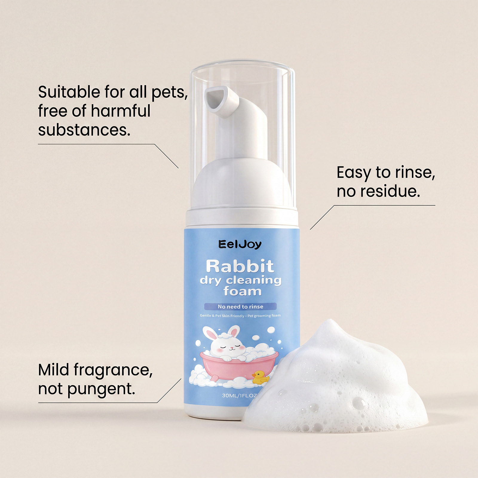 Reinigingsmousse Diepvochtinbr - Hair Care Natural Ingredients recensie en prijs