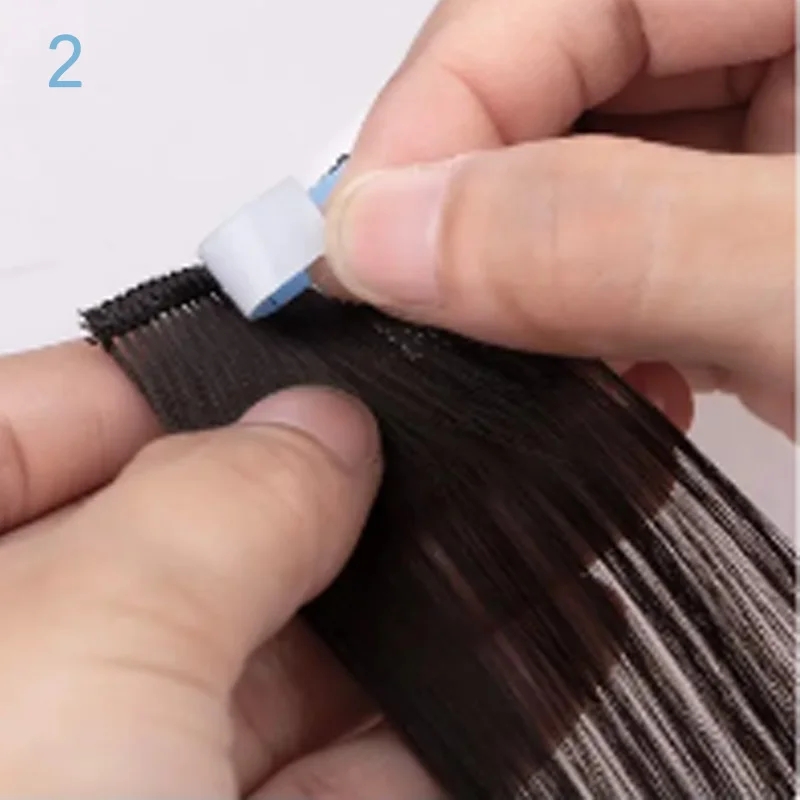 Set voor het plaatsen van prui - Hair Extension Tape In recensie en prijs