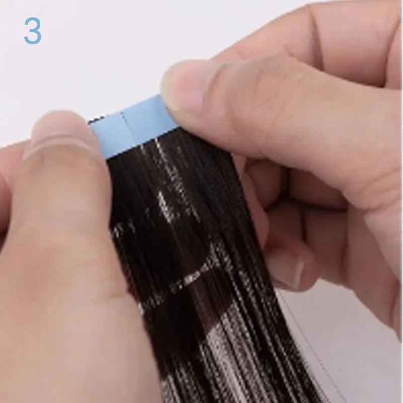 Set voor het plaatsen van prui - Hair Extension Tape In recensie en prijs
