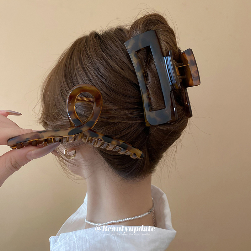 1/2/4 Stuks Luipaardprint Grot - Hair Clip Claw Large recensie en prijs
